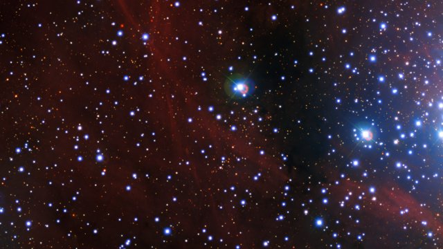 Nahansichten des Sternhaufens NGC 3293