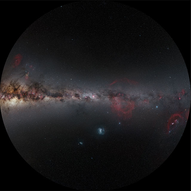 Zoom auf den hellen Sternhaufen NGC 3293 (Fulldome)