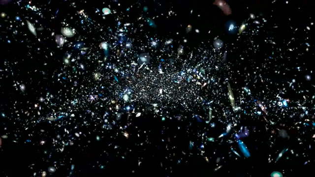A fly-though of the GAMA galaxy survey (with music)
