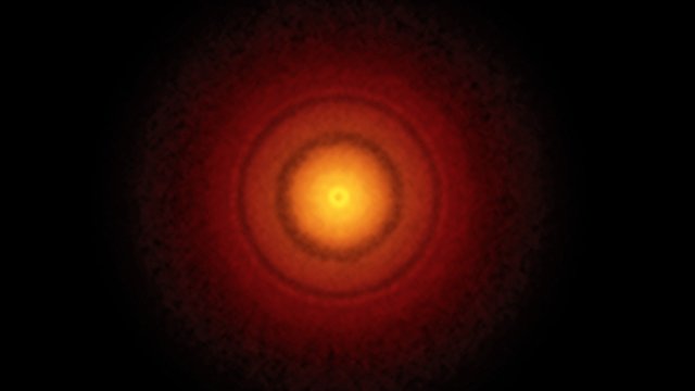 Image du disque autour de la jeune étoile TH Hydrae