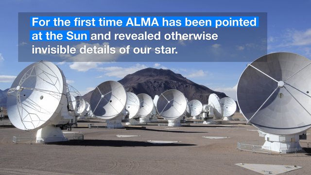 ESOcast 92 Light: ALMA doet eerste zonnewaarnemingen