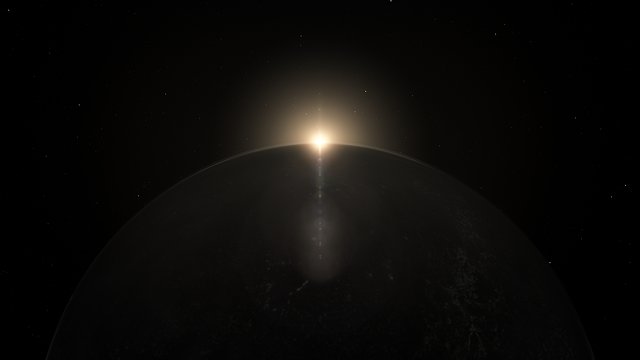 Flying through the Ross 128 planetary system