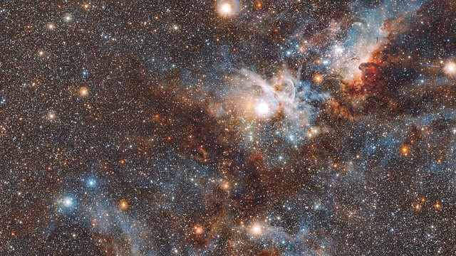 Panorámica sobre la nebulosa Carina