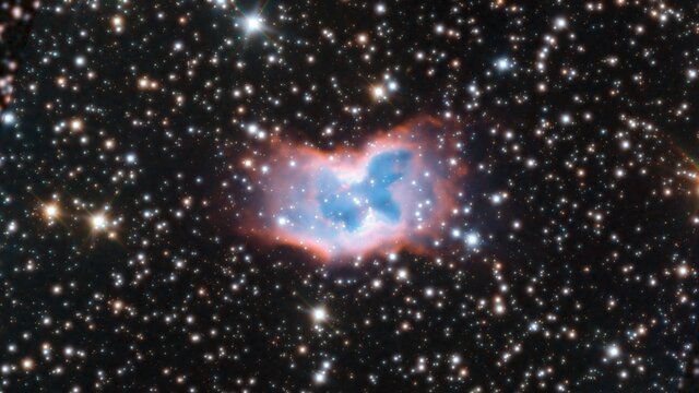 Zoom sur la nébuleuse planétaire NGC 2899