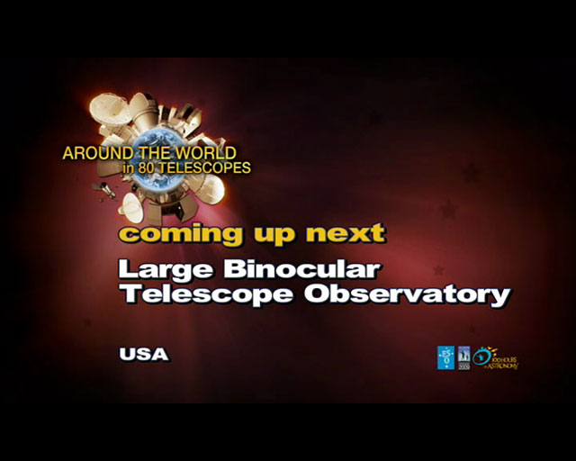 Large Binocular Telescope (AW80T webcast)