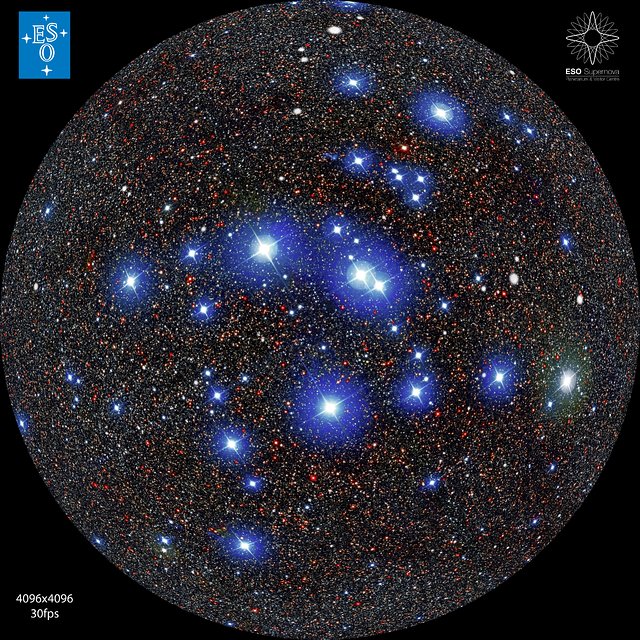 Messier 7 (for fulldome planetarium use)
