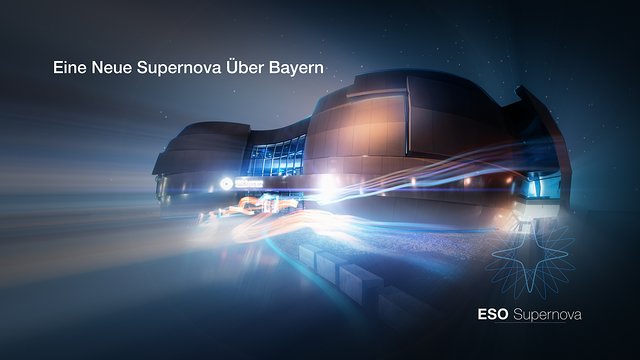 ESO Supernova Planetarium & Visitor Centre trailer (in German)
