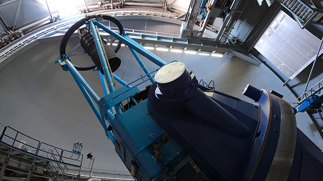 Interior of ESO 3.6-metre telescope