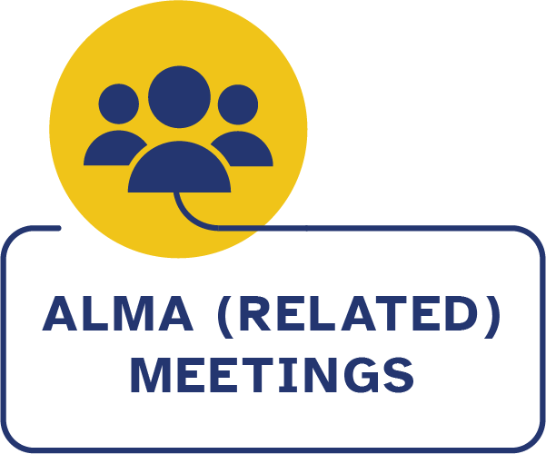 ALMA (related) meetings