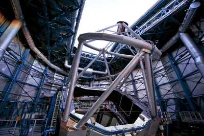 The ESO VLT Yepun Telescope Opening 