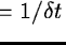 $\Delta\nu=1/\delta t$