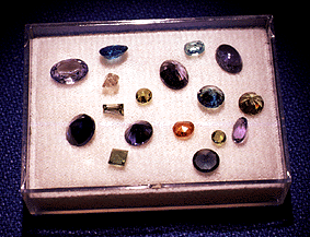 [collection of coloured gemstones]