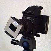 Hasselblad with objective grating